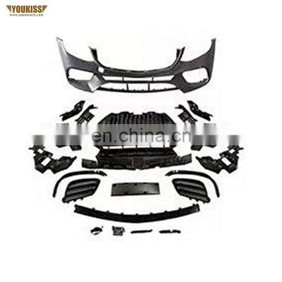 Genuine Standard Edition Style Body Kits For Mercedes W213 17-20 Change E63S AMG Front Car Bumper Flog Lamp Grille License Plate