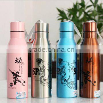 Double wall stainless steel insulated vacuum bottle vacuum bottle medical
