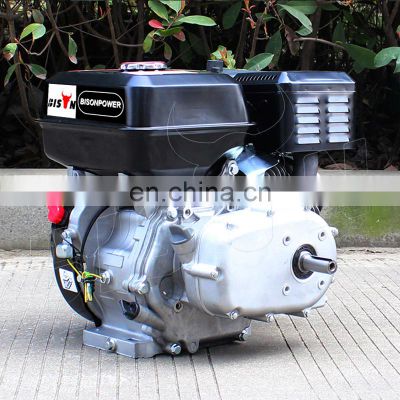 BISON power electric self start petrol 7 hp motor 3kw china gasoline engine 7hp 170f with gearbox