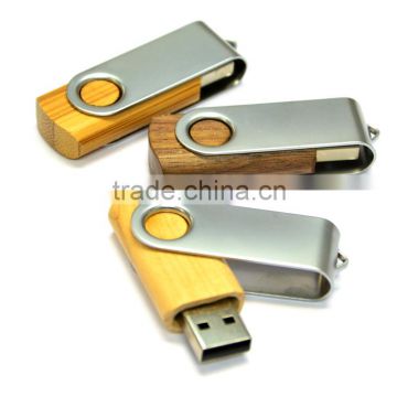 4GB / 8GB / 16GB Swivel Wooden USB Flash Drive With Logo Custom                        
                                                Quality Choice
                                                    Most Popular
                                       