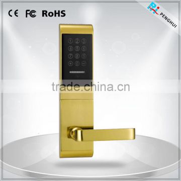 High Security Touch Keypad Electric Mechanical Door Locks For Front Door