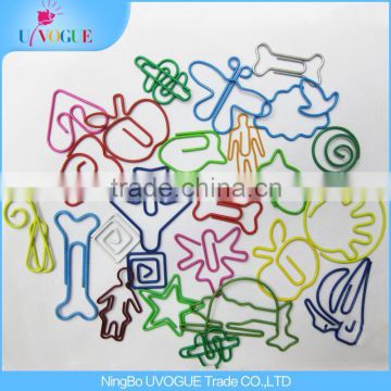 Factory Price Different Kinds Colors Office Supply Fancy Paper Clips For Promotion Gifts