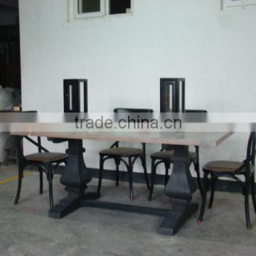 recycled wood french Furniture popularity dining table