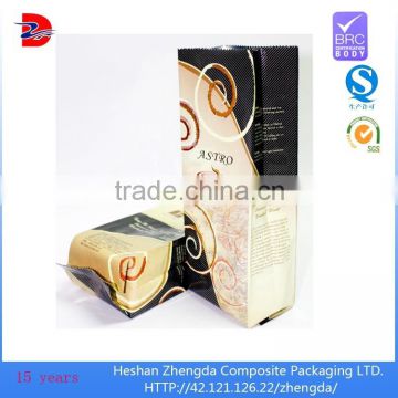 250g,500g and 1kg aluminum foil drip coffee bag with valve wholesale