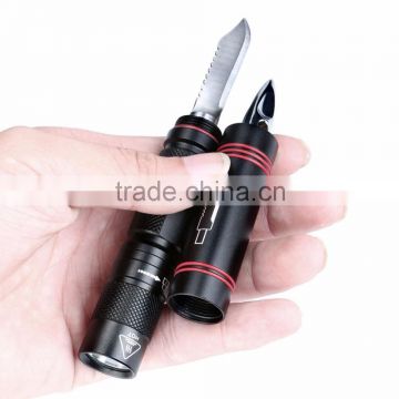 2016 tactical flashlight knife