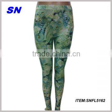 colorful print leggings for women,ladies sexy print footprint pants tights