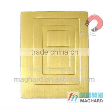 Multiple Magnetic golden color photo frame