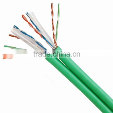 4*2* 0.57BC & CCA UTP CAT6 short meter cable good quality dual
