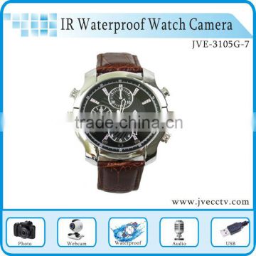 JVE-3105G-7 invisible Pinhole watch camera HD 1080P IR night vision hidden watch camera