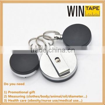 Cheapest retractable cable tape plastic decorative yoyo id holder