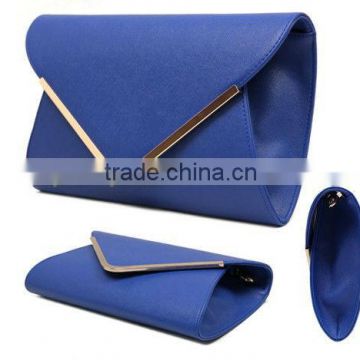Women Plain Leather Clutch Envelope Bag
