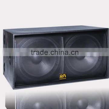 Dual 18 inch Professional Passive subwoofer speaker