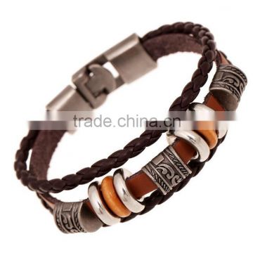 bracelet making supplies boys genuine leather bracelet