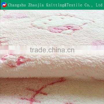 Wholesale offset print softtextile blanket fabric fleece/flanno/flannel ZJ076-2