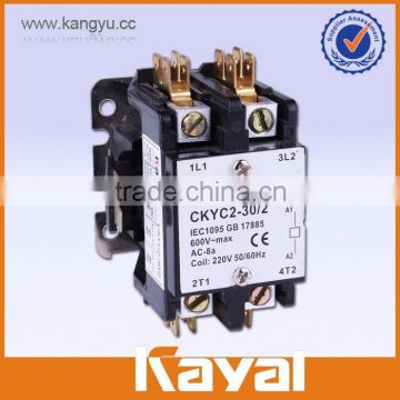 cjx9 series air conditioning ac contactor 2p 120v dp definite purpose contactor wholesale low price