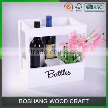 Portable Wooden Boxes For Wine Bottle Storage