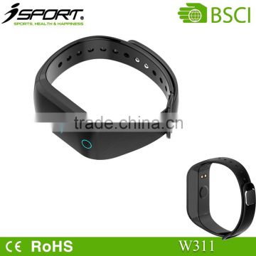 Bluetooth Optional Heart Rate Monitor Fitness Band with Step Counter W311