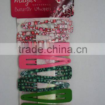 hot sale metal snap hair clips