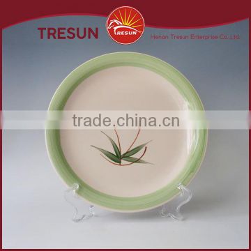 Wholesale Cheap handpainted ceramic dinner plates,dessert dishes and plates,unbreakable cake dishes plates