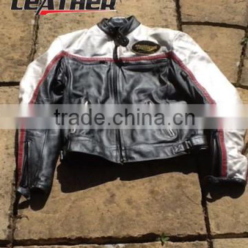 Leather Motorcycle Jackets / Biker Wear/ Vented Motorcycle Jackets