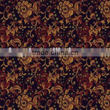 Luxury machine made carpet with flower pattern