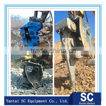 High durability excavator rock vibro ripper vibrating breaker
