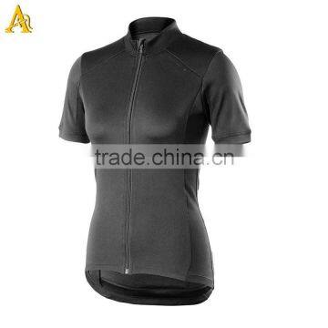 2015 high quality custom cycle jersey with zipper/cycling clothing/cycling wear
