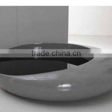 ounge table grey high gloss glass coffee table