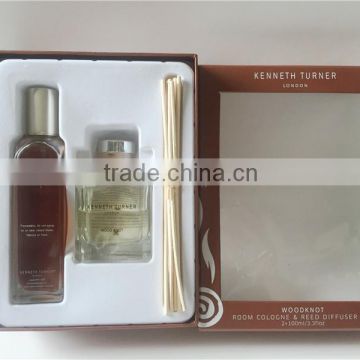 Custom wax set up rigid luxury packaging paper diffuser bottle box