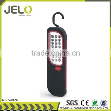 Ningbo JELO Sales promotion Super Bright 24LED Work Light Outdoor Lamp With Folding Hook Magnet