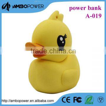 2014 new style mini power bank with duck design