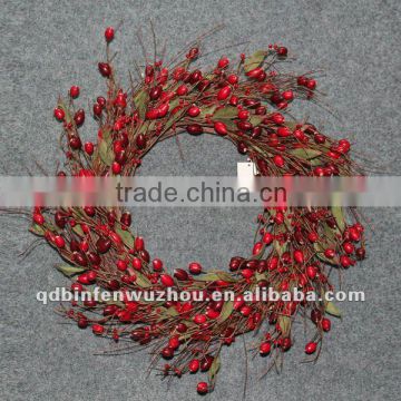18'' Decorative Red Christmas Berries Wreaths
