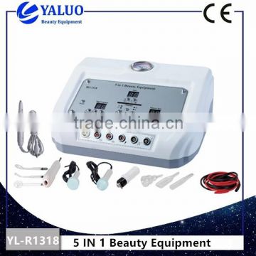 No Pain High Frequality 5 In 1 Multifunction Skin Tightening Beauty Salon Equipment For Facial Rejuvenation