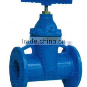 DIN 3352 F5 Non rising stem resilient soft seated gate valve
