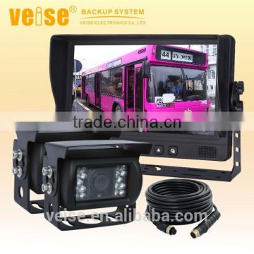 Bus security camera system with 9 inch monitor and IP69K waterproof back up camera