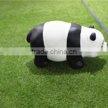 Home garden seats christmas decorative 30cm Height small artificial white and black fiberglass chinese flat Panda E10 28X07