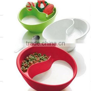Plastic salad obol bowl