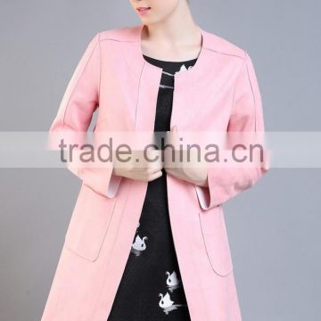 New Fashion OEM Custom Elegant Women Trench Coat