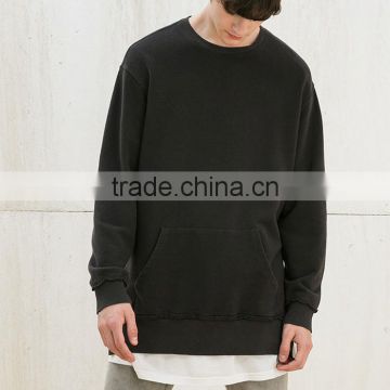Popular stylish custom fancy crewneck sweatshirt with pockets