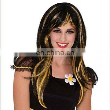 Queen Bee Black & Yellow Wig