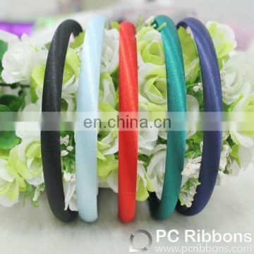 Good quality colorful ribbon satin headbands wholesale