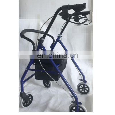 Disabled elderly folding shopping cart, Shopping Rollator Walkers