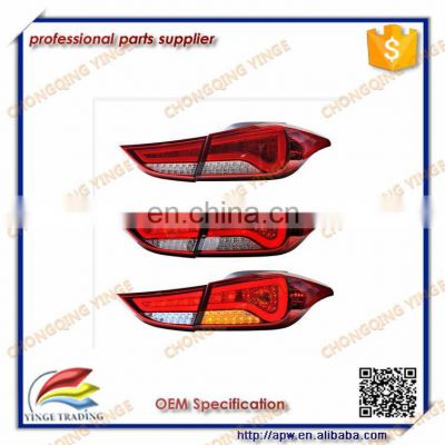 Replacement Red Clear LED Tail Lamp Light 2011-2015 year For Hyundai Elantra Avante MD i35