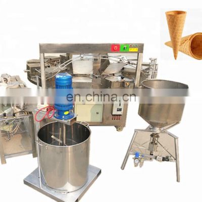 OrangeMech Factory Price  Industrial Rolled Sugar Cone Bakery Machine Egg Rolls Making Machine for Ice Cream Cone Making