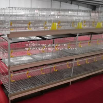 Broiler cage / three story two door three-dimensional chicken cage / chicken cage
