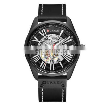 CURREN 8299 Men's Fashion&Casual Watch Japan Automatic Mechanical Movement High Quality Business Watch
