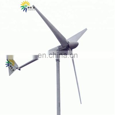 Wind powered generator 3kw