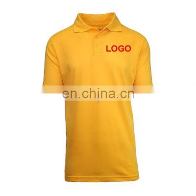 Customize Company Staff Work Wear Cotton Polo Shirt With Embroidery Your Logo Printing Logo Staff Uniform Shirts