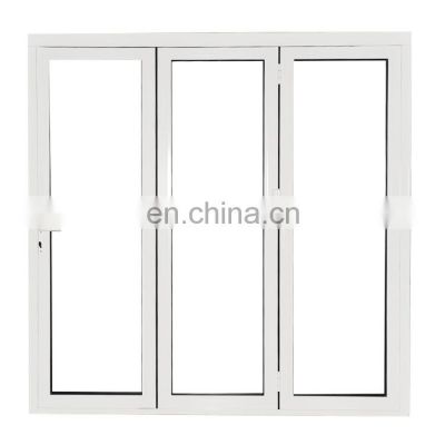 waterproof white sliding aluminium doors, modern aluminum folding door, tempered glass aluminium bifold doors