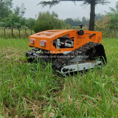 remote control lawn mower, China remote control track mower price, slope mower remote control for sale